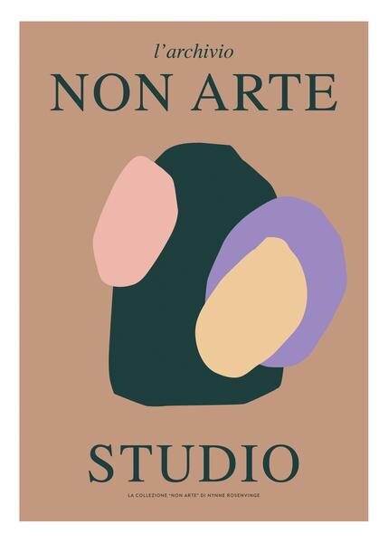 Non Arte Poster "Studio" Poster by Nynne Rosenvinge - Plakatcph.com - posters, posters and home design