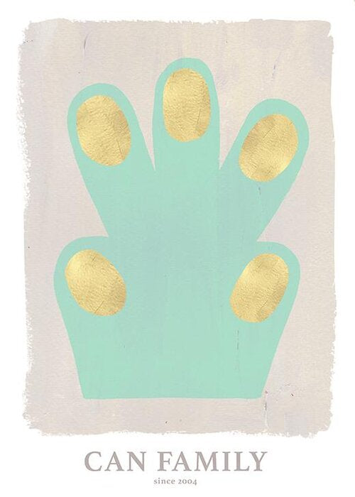 Hand paw items mint Poster - Plakatcph.com - posters, posters and home designs