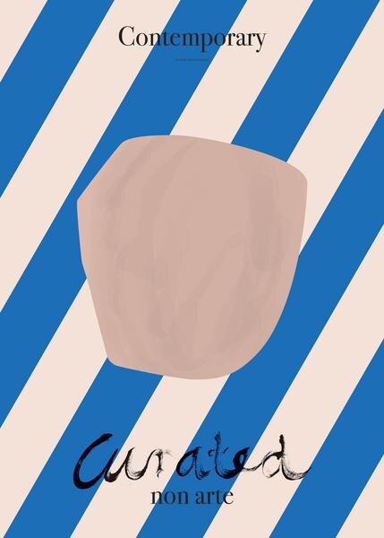 Curated - Clay Shape Poster by Nynne Rosenvinge. - Plakatcph.com - posters, posters and home designs