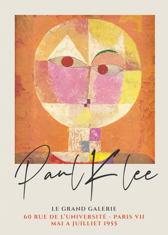 Poul Klee exhibition poster - Plakatcph.com - posters, posters and home design