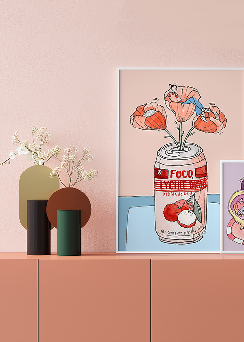 Lychee Soda Nap - Limited edition Poster - Plakatcph.com - posters, posters and home designs
