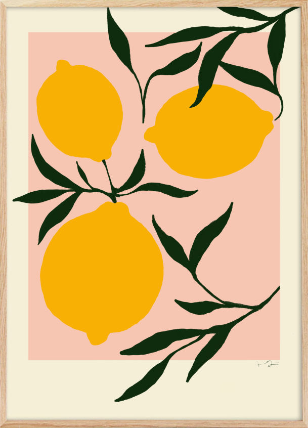 Lemons poster / Poster - Plakatcph.com - posters, posters and home designs