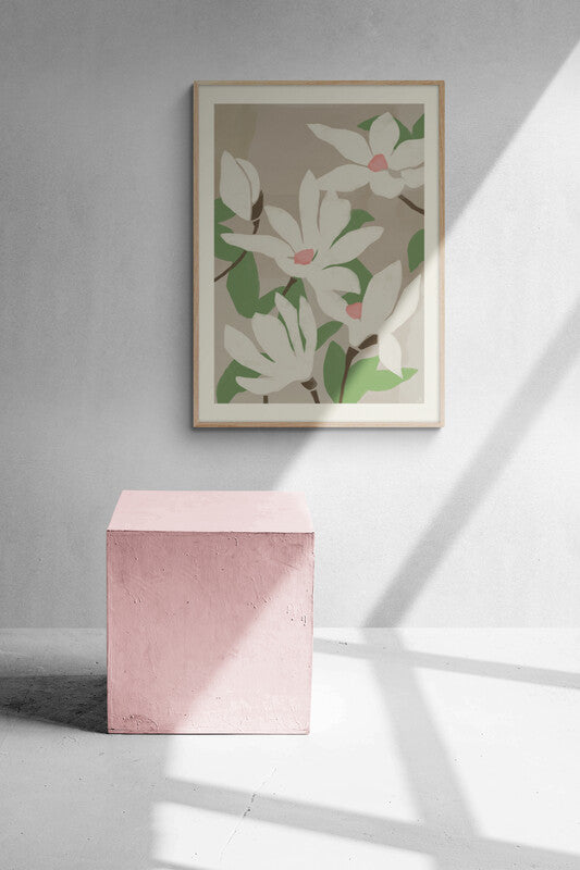 Magnolia dream poster by Sylvia Takn - Plakatcph.com - posters, posters and home design