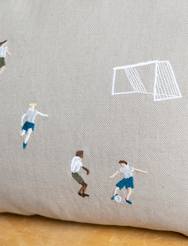 Embroidered pillowcases with football motifs - Plakatcph.com - posters, posters and home designs