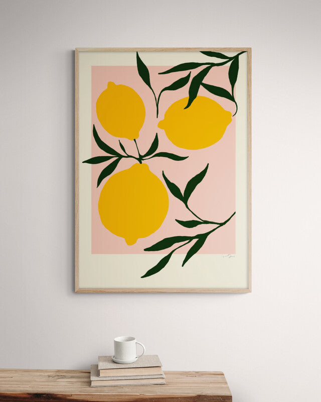 Lemons poster / Poster - Plakatcph.com - posters, posters and home designs