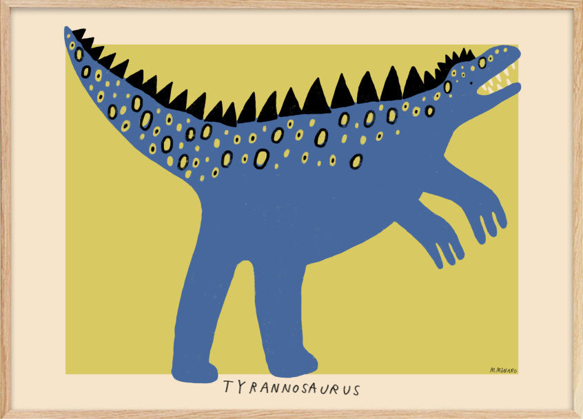 Dinosaur poster/poster Tyrannosaurus - children's poster - Plakatcph.com - posters, posters and home designs