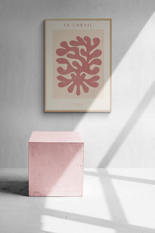 Coral poster - posters by Marin - Plakatcph.com - posters, posters and home designs