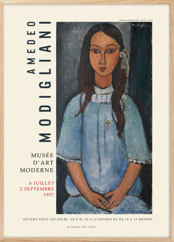 Museum poster of Modigliani - Plakatcph.com