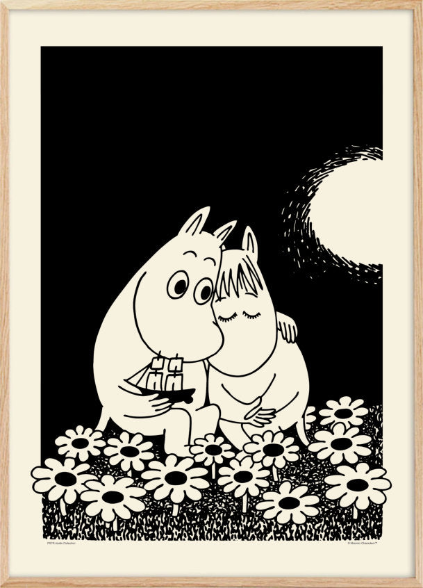 Moomin - Love story poster - Plakatcph.com
