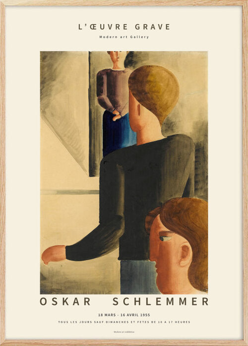 Oskar Schlemmer poster - Waiting Poster - Plakatcph.com - posters, posters and home design