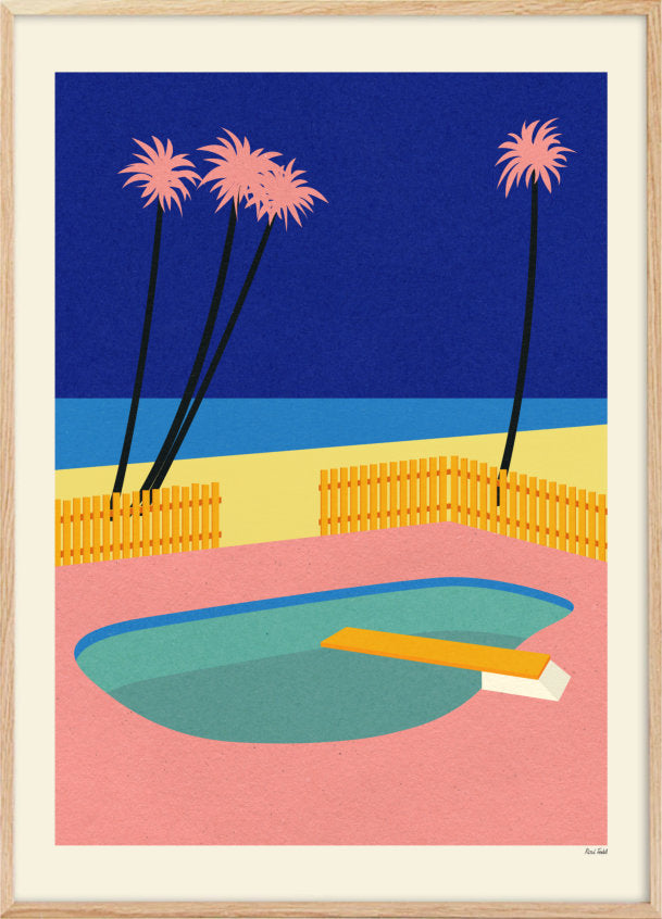 The Californian dream poster by Rose Feist - Plakatcph.com - posters, posters and home designs