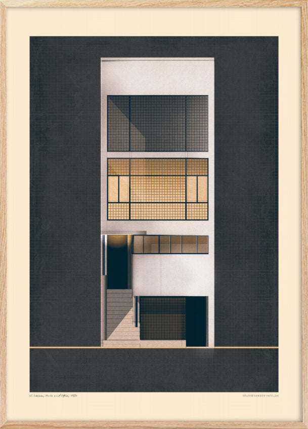 Minimalist edifice black poster/architecture items - Plakatcph.com - posters, posters and home designs