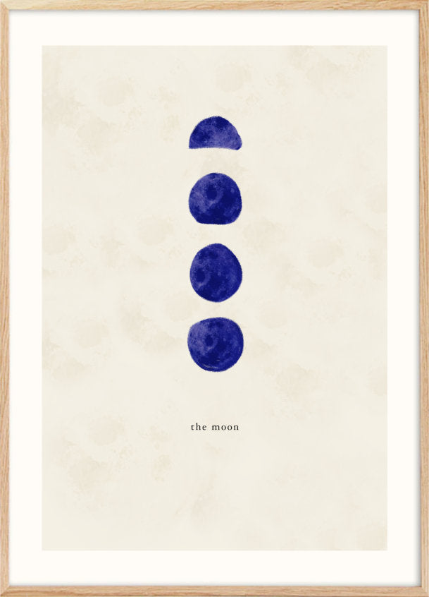 The moon poster by Sophie Genin - Plakatcph.com - posters, posters and home designs