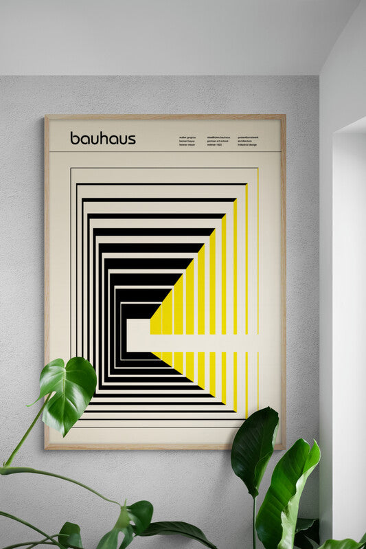 The yellow Bauhaus poster - Plakatcph.com