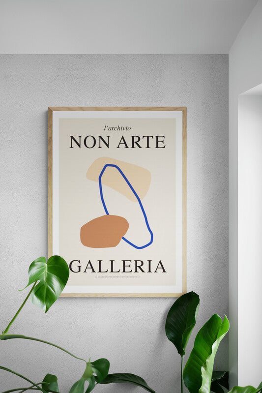 Non Arte Poster "Galleria" Poster by Nynne Rosenvinge - Plakatcph.com