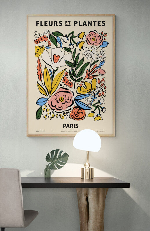 Fleurs et Plantes Paris Poster - Plakatcph.com