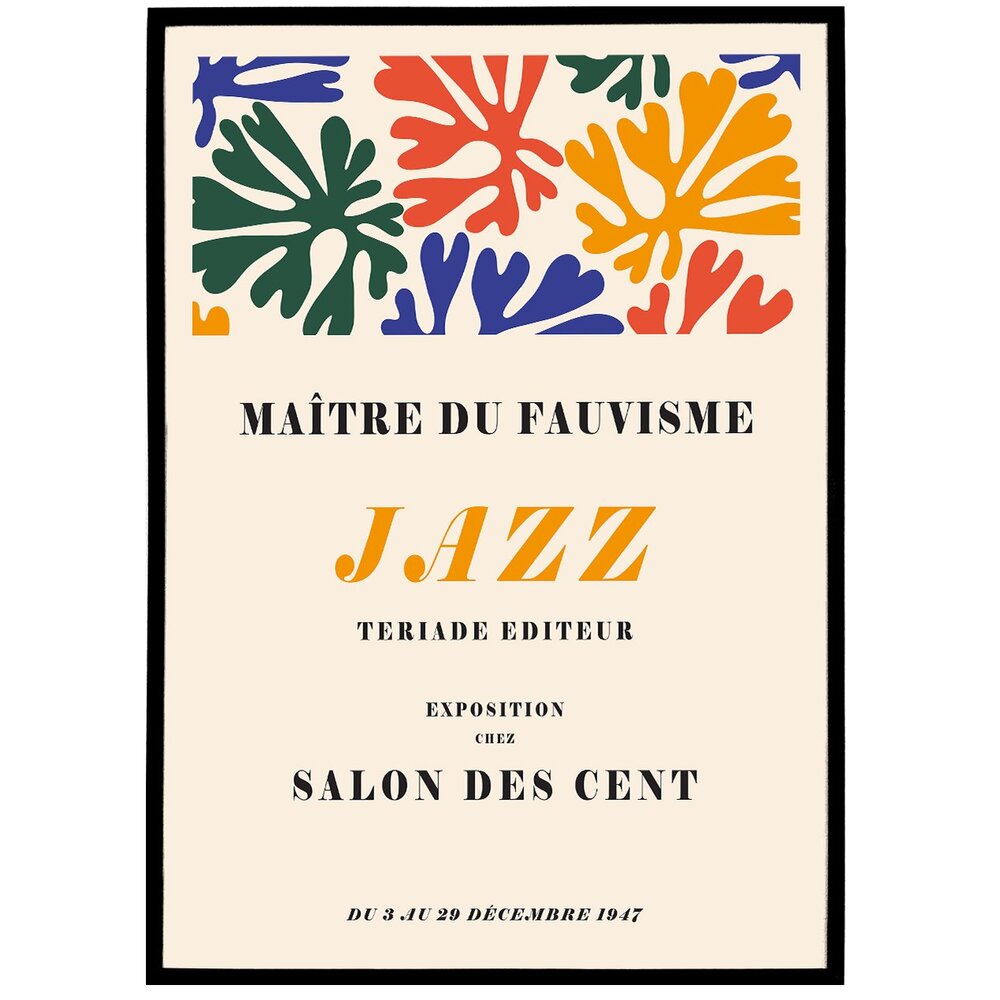 Jazz Colours Poster - Plakatcph.com - posters, posters and home design