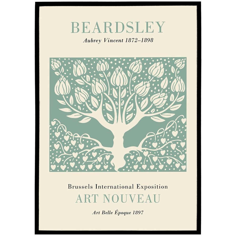 Beardsley Green Poster - postercph - Plakatcph.com - posters, posters and home designs