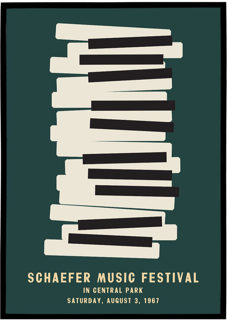 The Crooked Piano Poster - music poster - Plakatcph.com - posters, posters and home designs