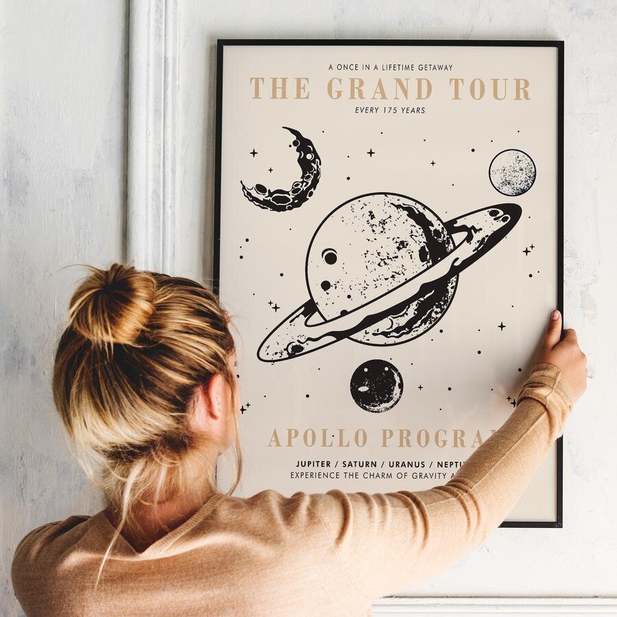 Greeting from space poster - Plakatcph.com - posters, posters and home designs