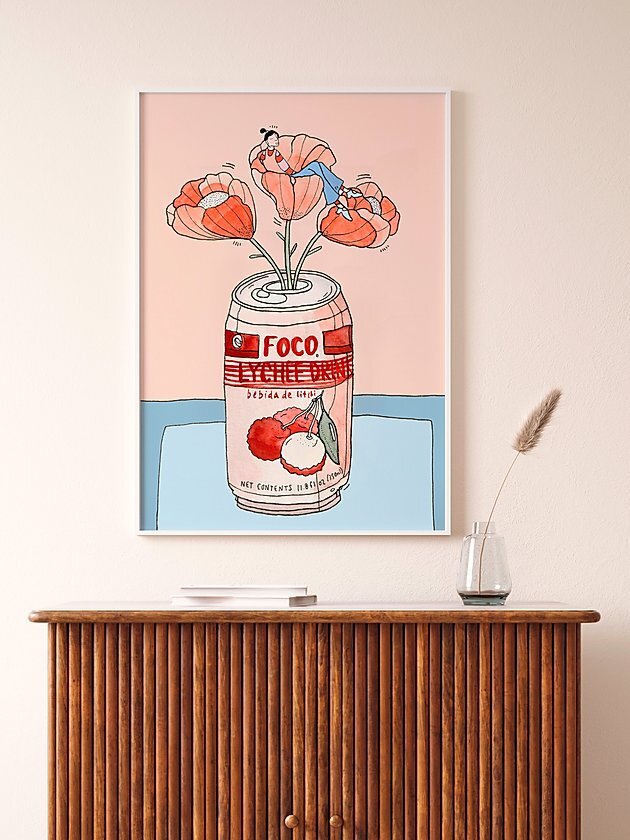 Lychee Soda Nap - Limited edition Poster - Plakatcph.com - posters, posters and home designs