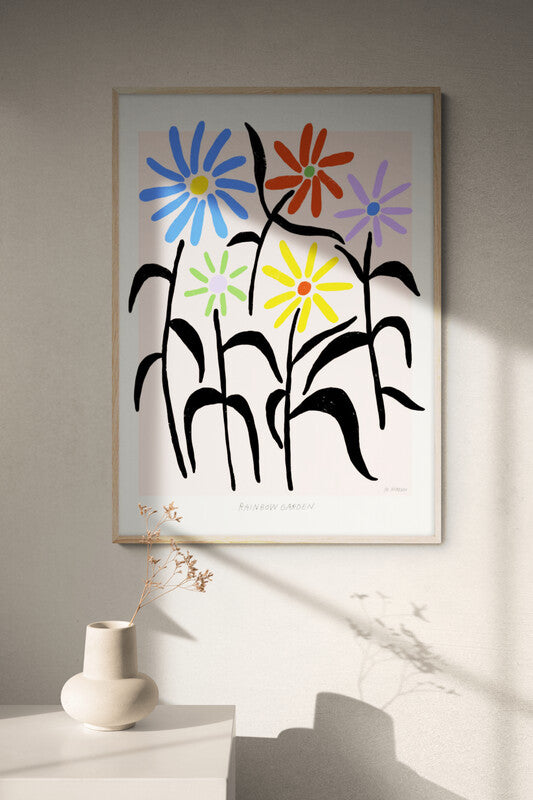 Rainbow garden poster - Plakatcph.com - posters, posters and home design
