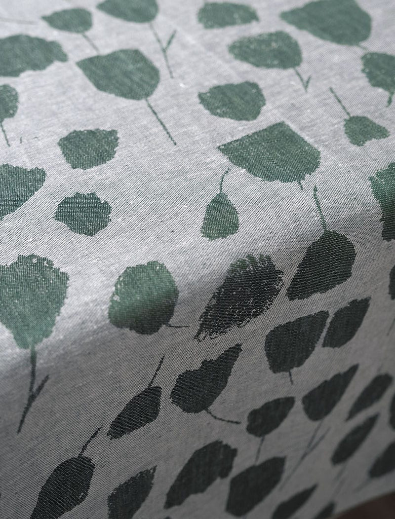 Bouquet linen tablecloth in green - Plakatcph.com - posters, posters and home design