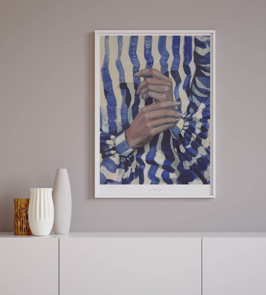 In stripes poster from Catalogue by Amalie Kvistgaard. - Plakatcph.com