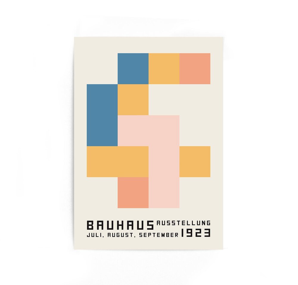 Bauhaus dush Poster - Plakatcph.com - posters, posters and home designs