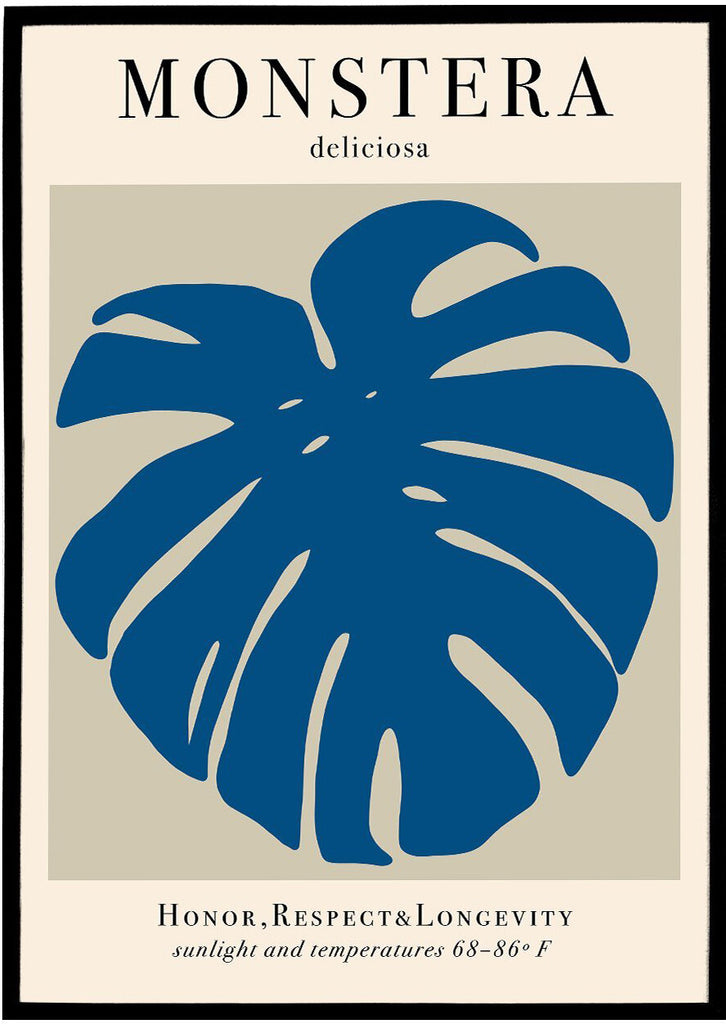 Monstera poster - Plakatcph.com - posters, posters and home design