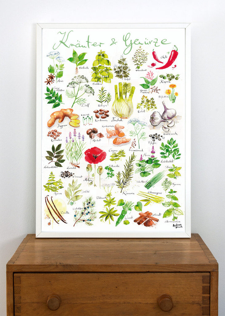 Herbal/spice poster - Plakatcph.com - posters, posters and home designs
